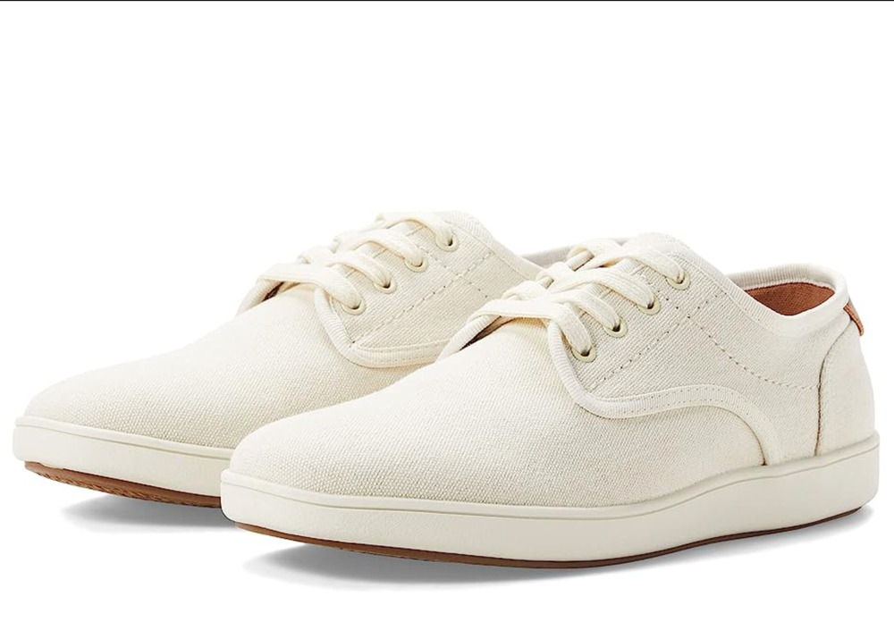 STEVE MADDEN Mens Fenta Casual Sneakers Size 10 M Cream White Fabric NIB